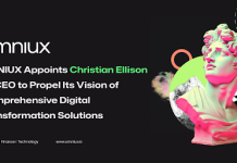 OMNIUX Appoints Christian Ellison as CEO to Propel Its Vision of Comprehensive Digital Transformation Solutions